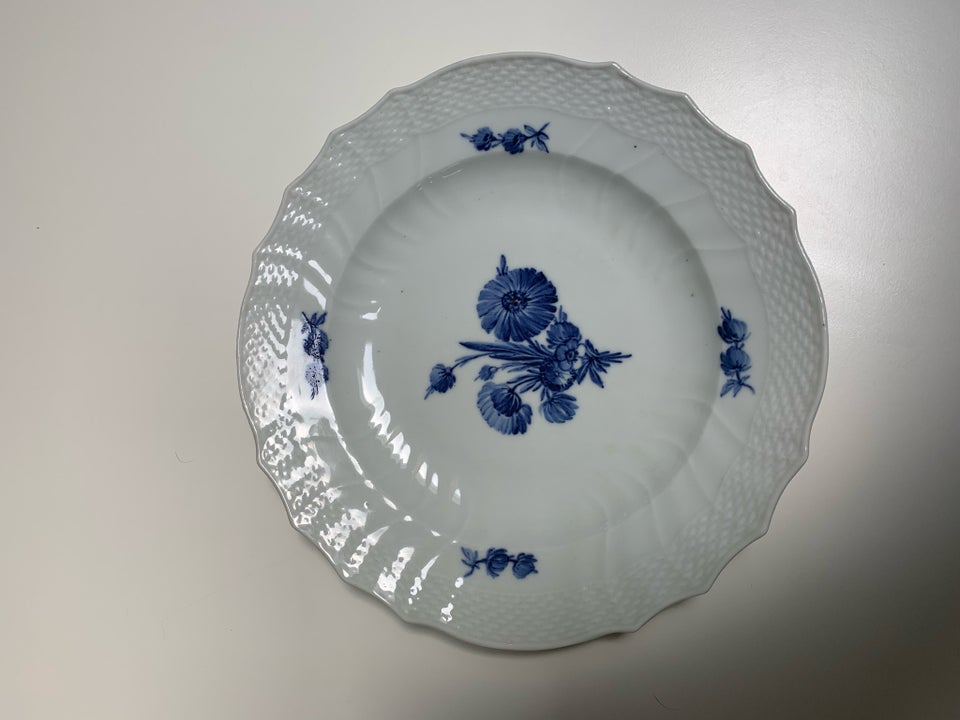 Porcelæn 20 stk tallerken blå