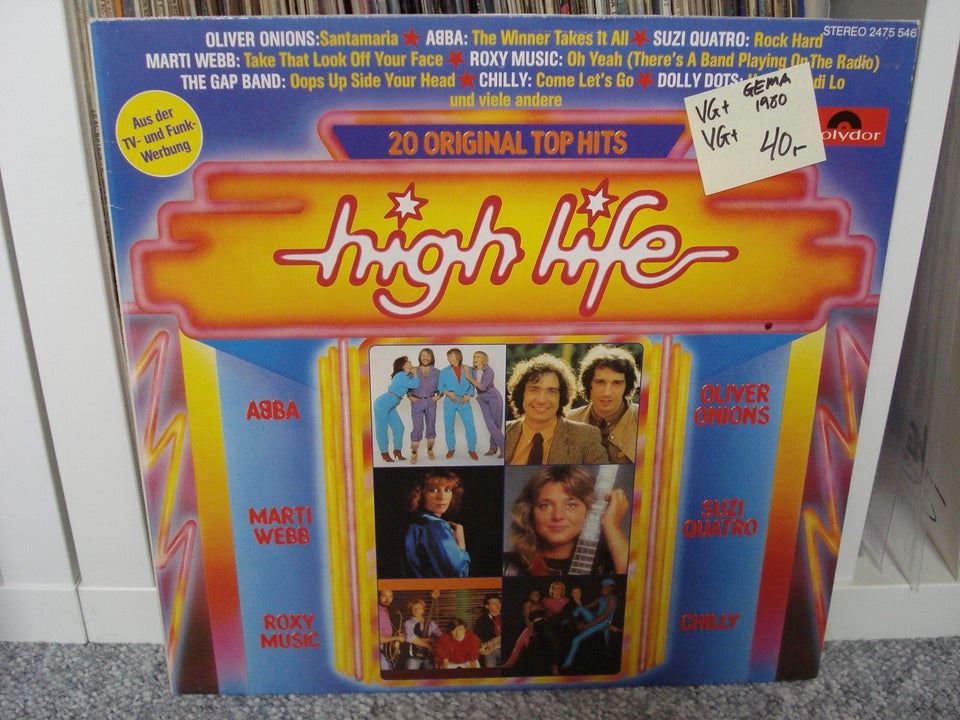 LP, Various, High Life - 20 Original