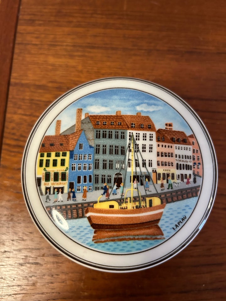 Porcelæn Nyhavn Lågkrukke