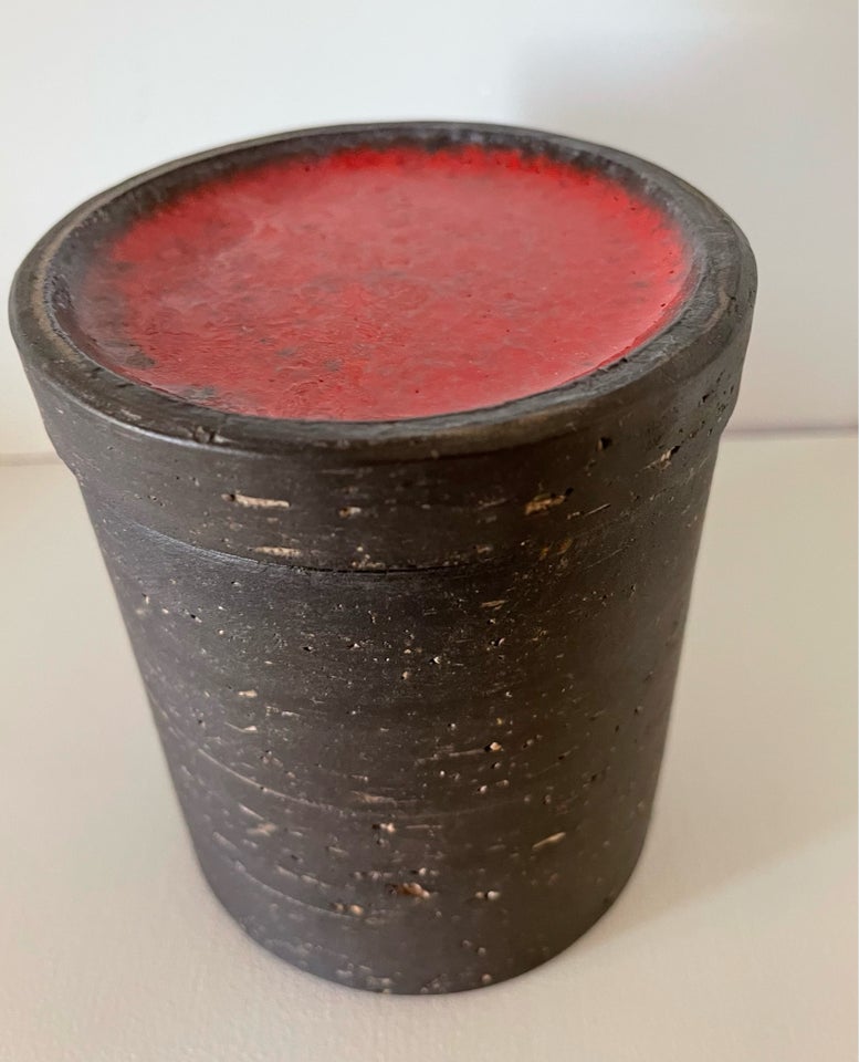 Keramik Lågkrukke og vase