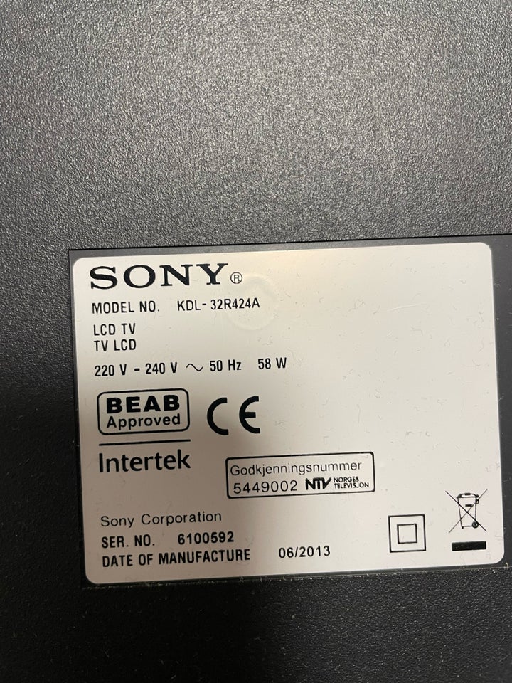 LCD, Sony, Bravia