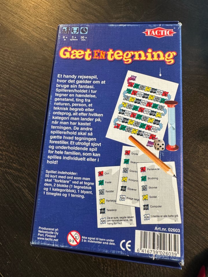 Gæt en tegning , Rejsespil,