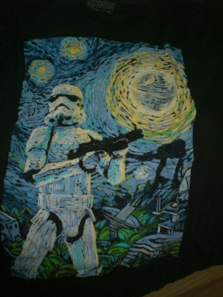 T-shirt star wars  str findes i