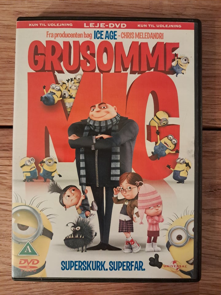 Grusomme mig, DVD, animation