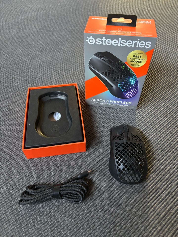 Mus, trådløs, SteelSeries