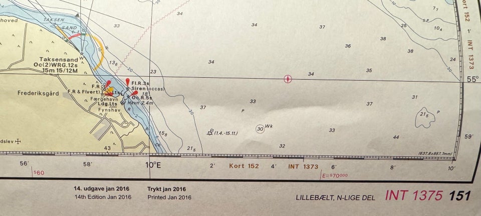 Søkort, Geodatastyrelsen