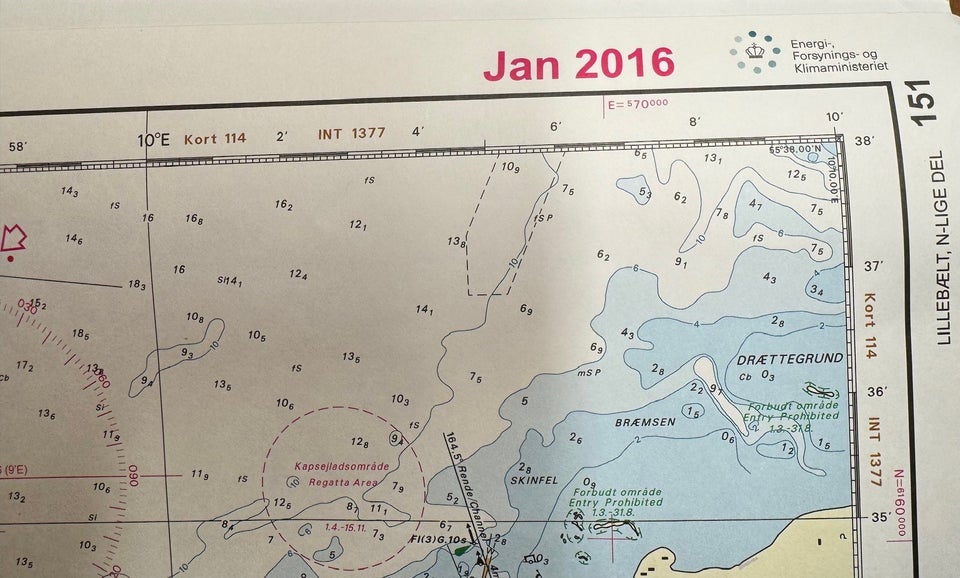 Søkort, Geodatastyrelsen