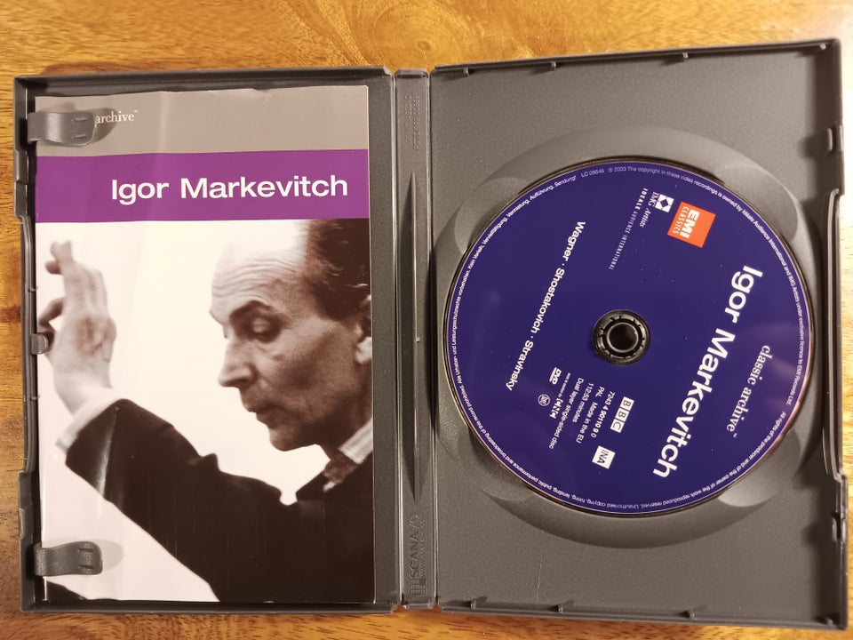 Igor Markevitch, DVD, andet