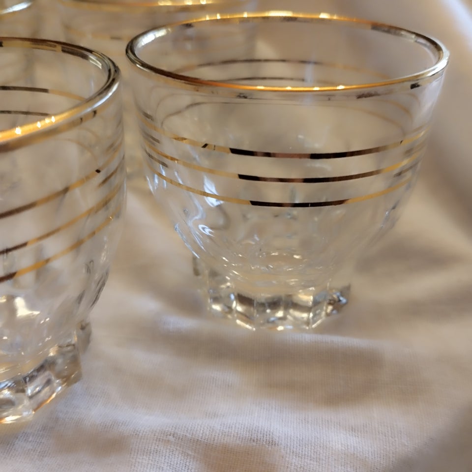 Glas, Glas med guldrand