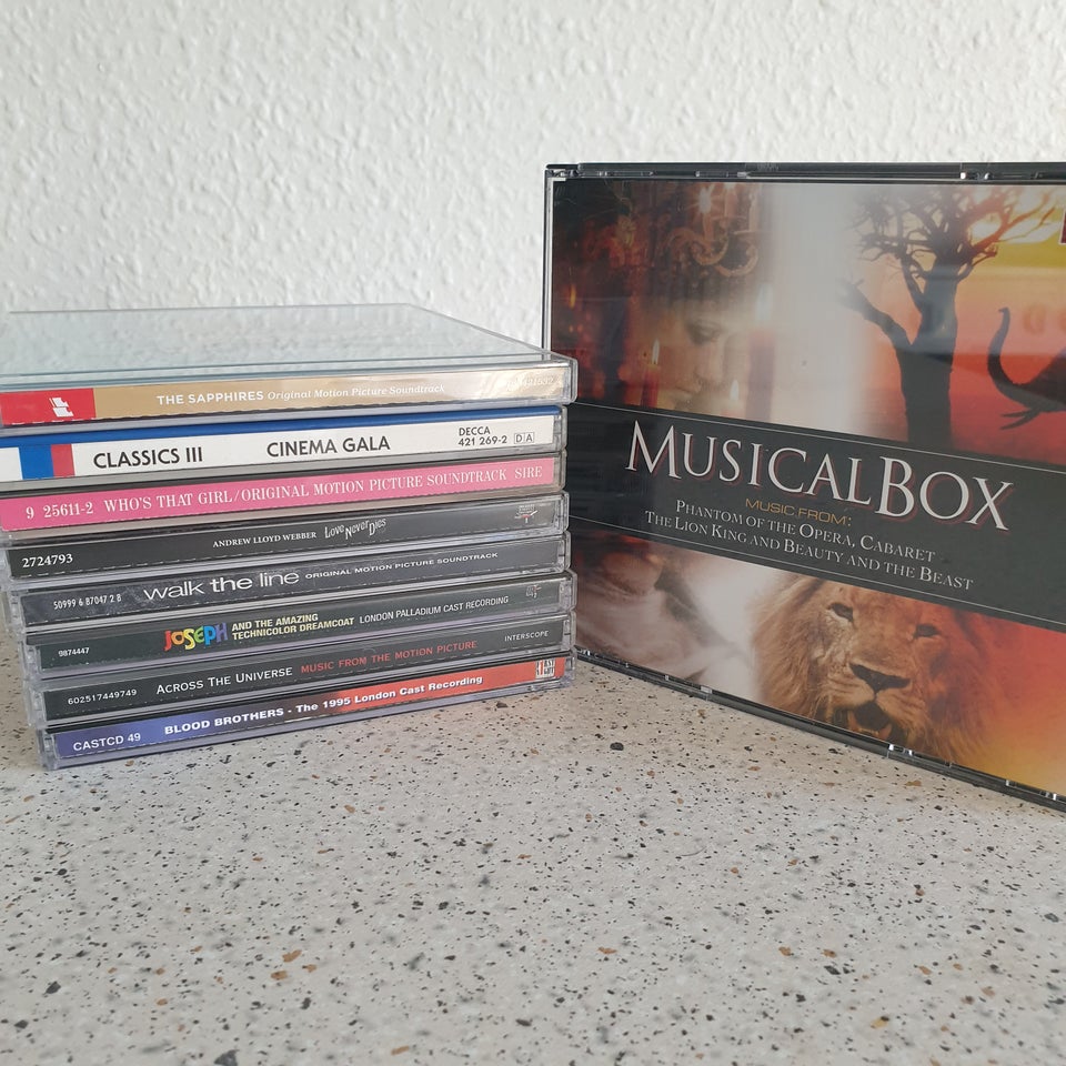 Musical og soundtracks: CD pakke