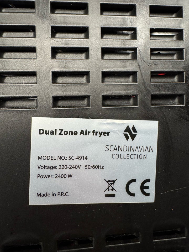 Air fryer dual zone, Scandinavian