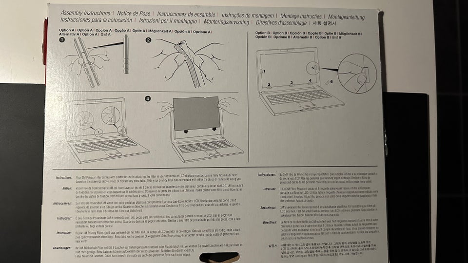 Andet 3M Privacy Filter Laptop