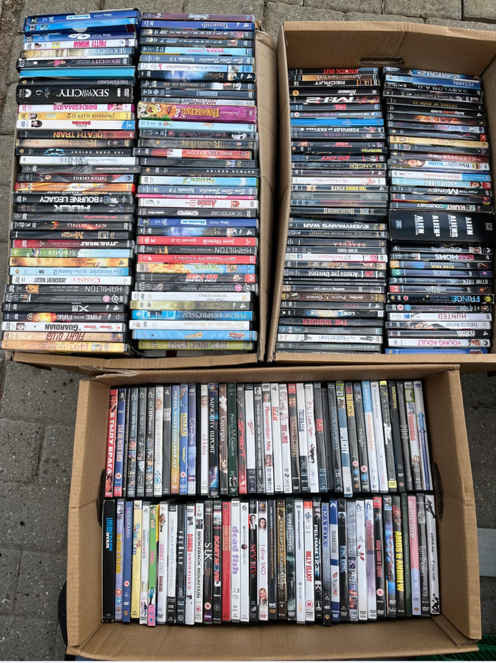 over 500 dvd'er, DVD, action