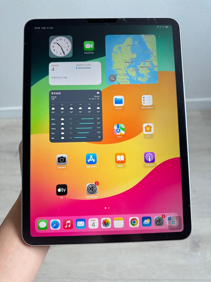 iPad Pro, 64 GB, hvid