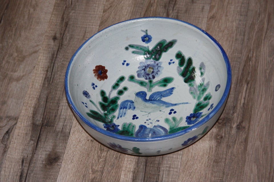 Keramik Axel Brüel skål med en fugl