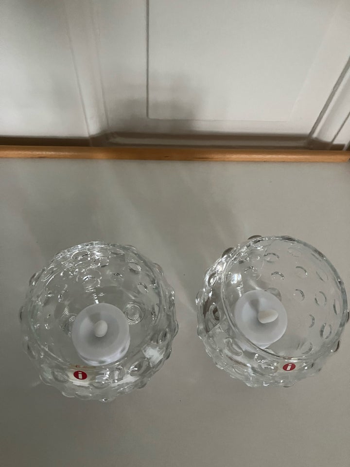 Glas Vase lysestage