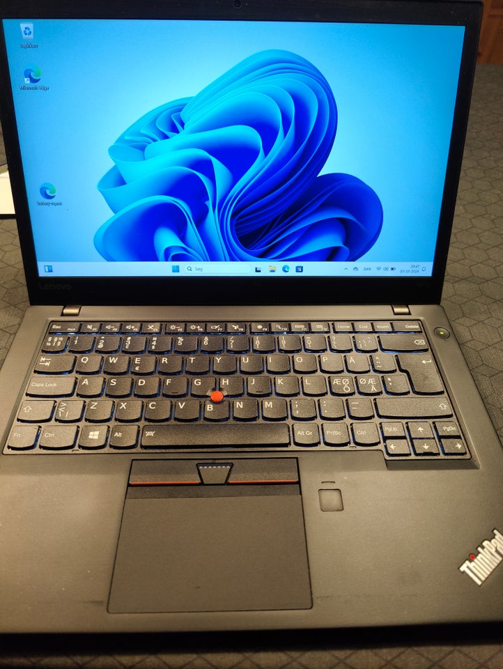 Lenovo T470s, 3.90 GHz, 24 GB ram