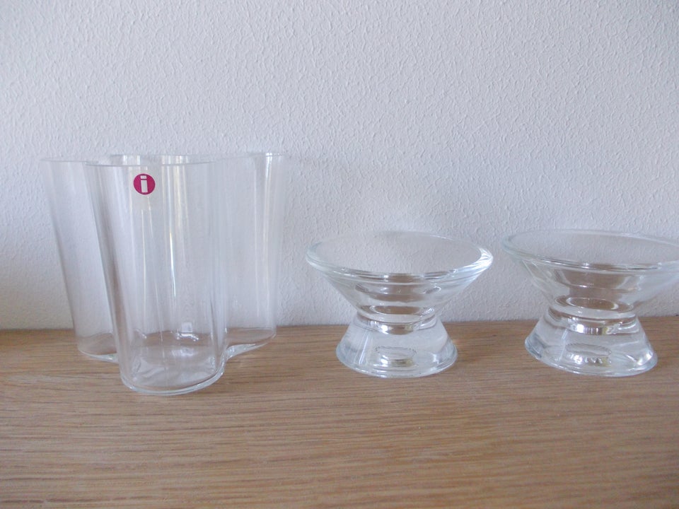 Lysestager og vase Iittala