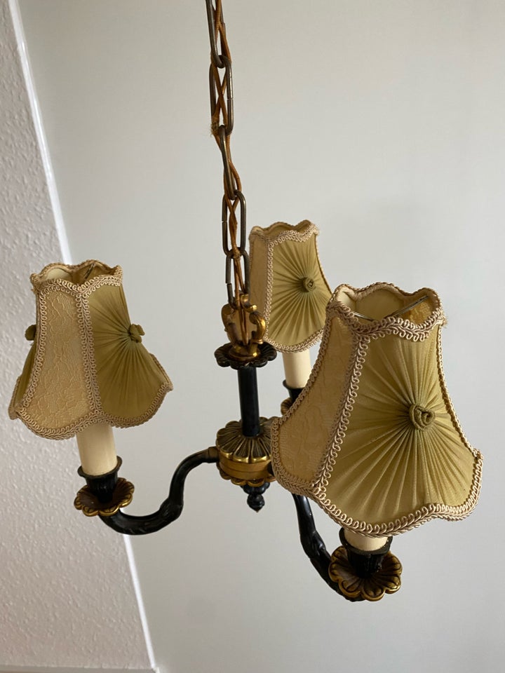 Loftlampe Messing