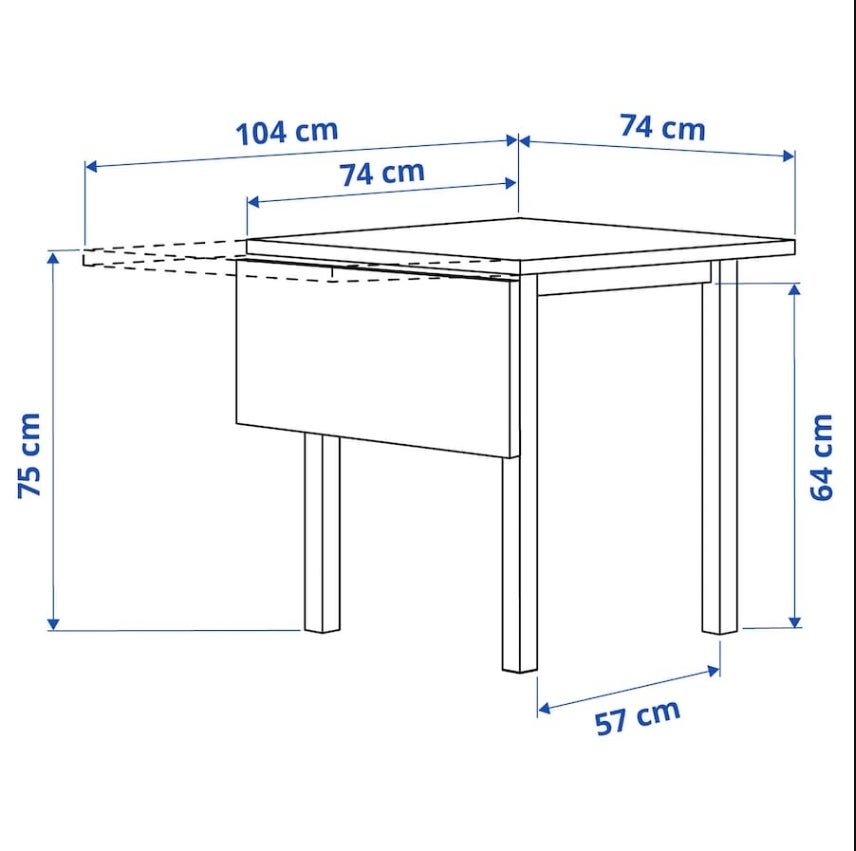 Spisebord, Træ, IKEA nordviken