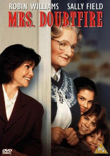 Mrs. Doubtfire, DVD, familiefilm