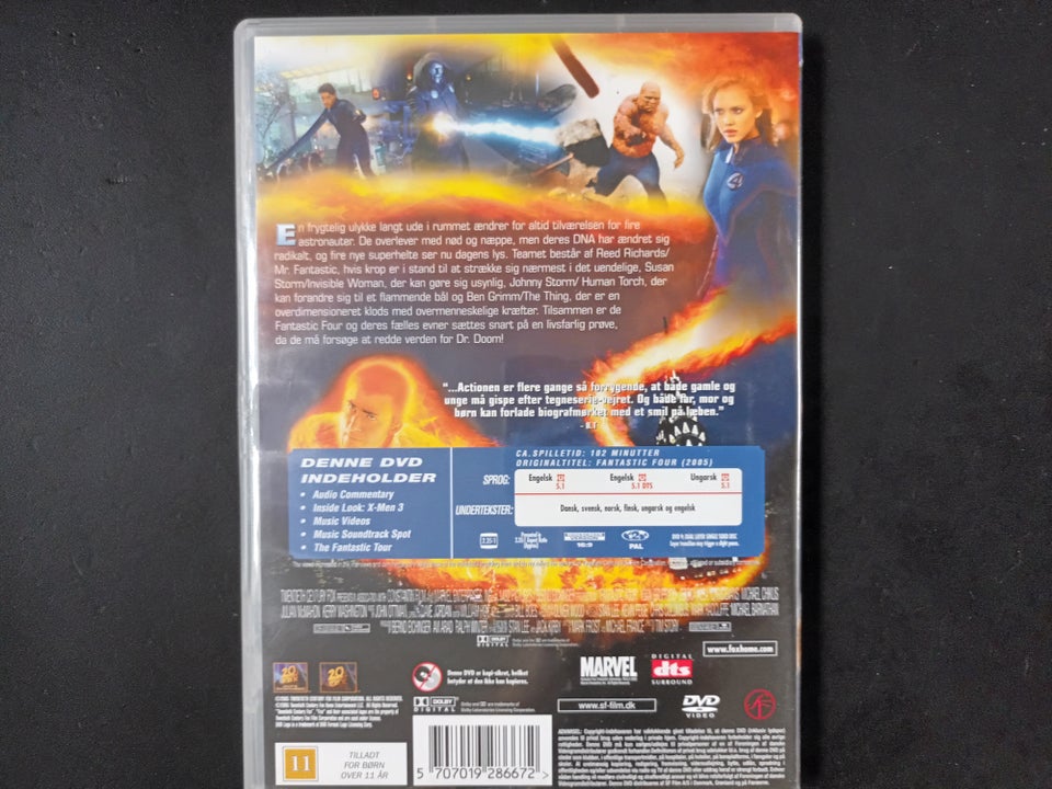 Fantastic 4, DVD, science fiction