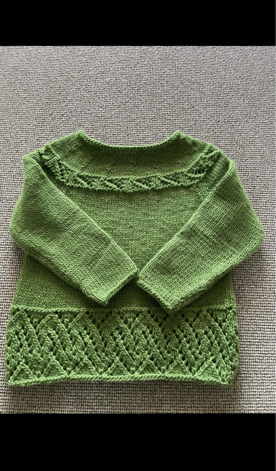 Sweater, Håndstrikket, str. 38