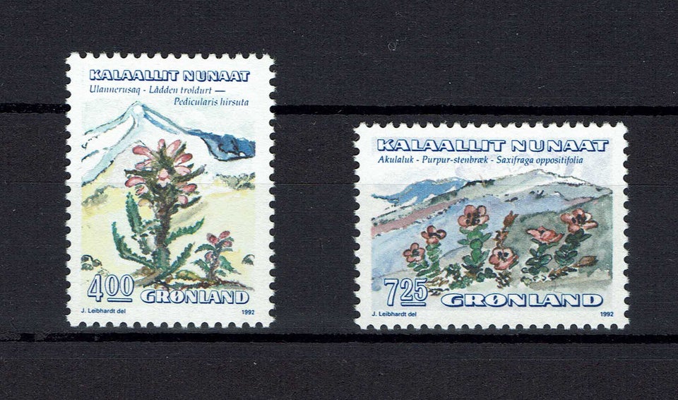 Grønland, postfrisk, Blomster (