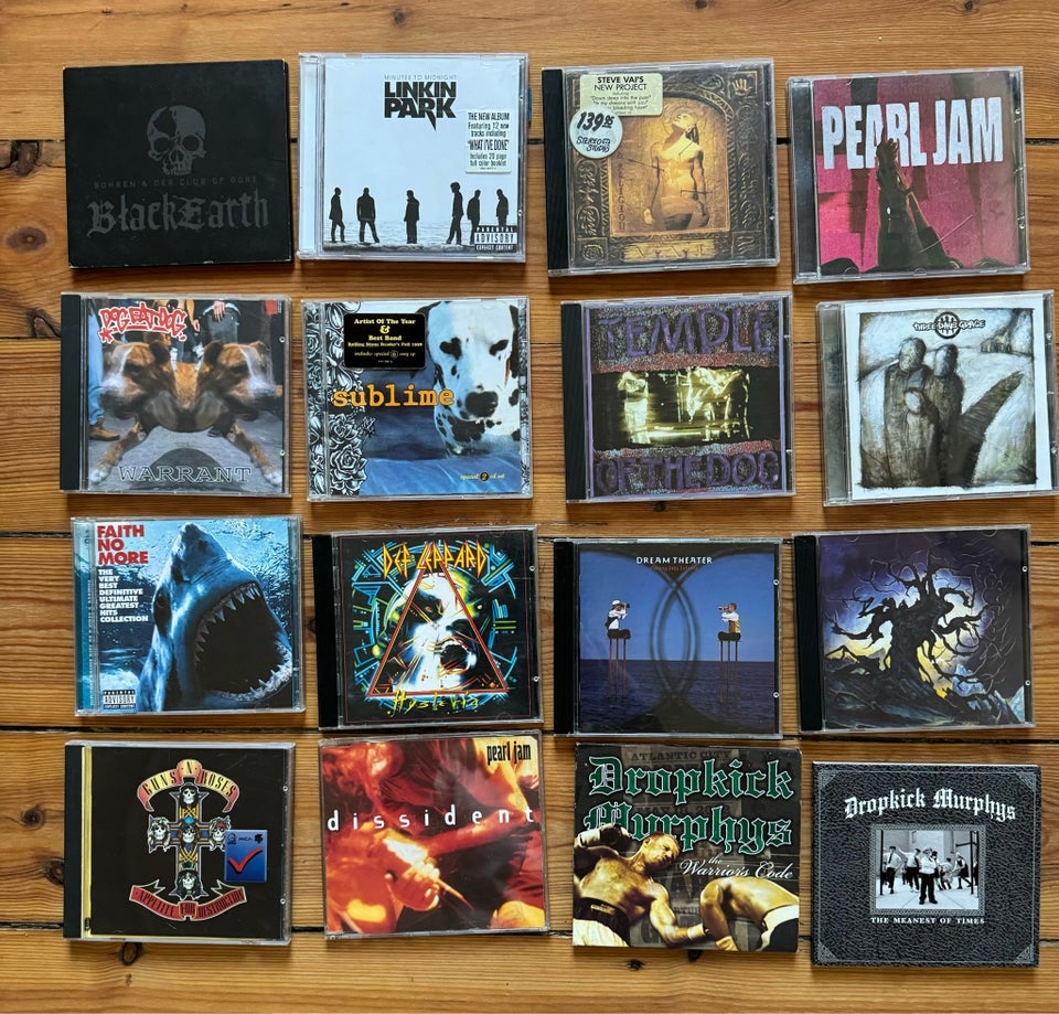 53 cd’er - Dødsmetal, grunge,