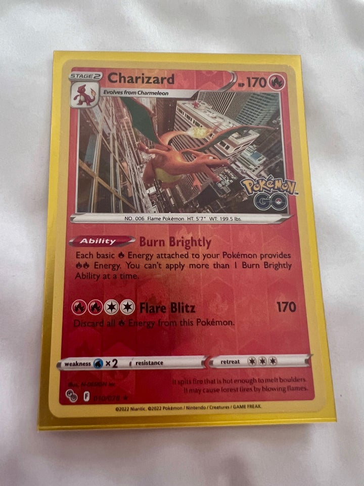 Samlekort, Charizard reverse