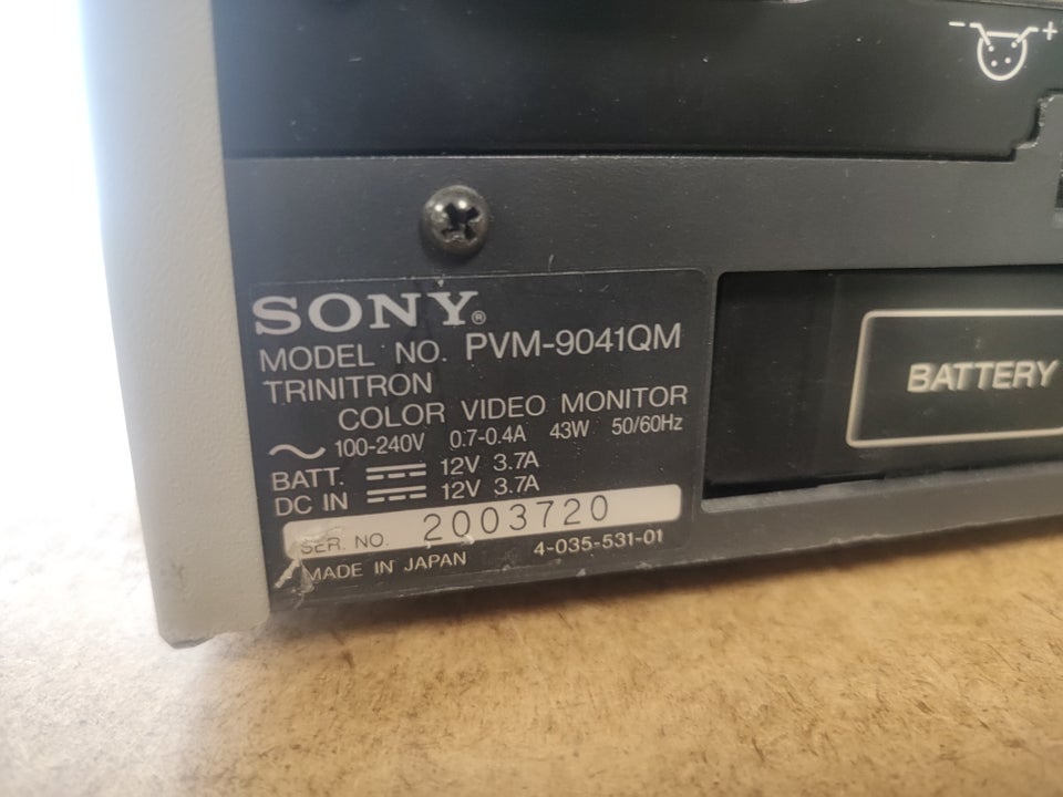 Monitor, Sony