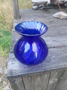 Glas Vase/stort løgglas
