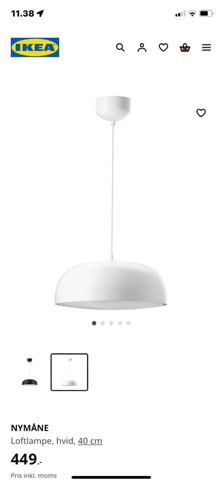 Anden loftslampe Ikea Nymåne