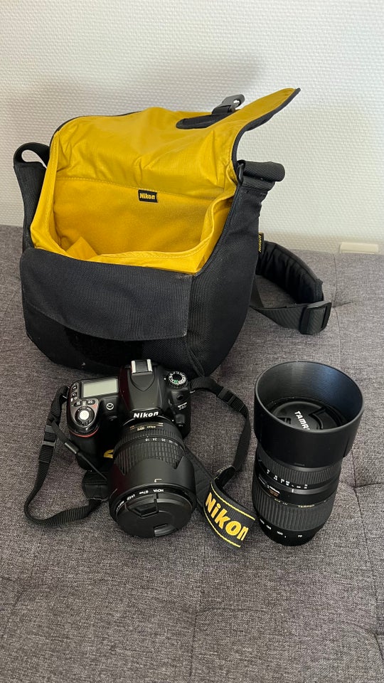 Nikon D80 - med objektiver