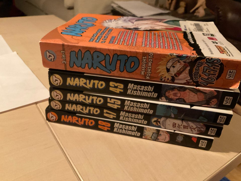 Naruto nr 16,17,18,43,45,47,48 -