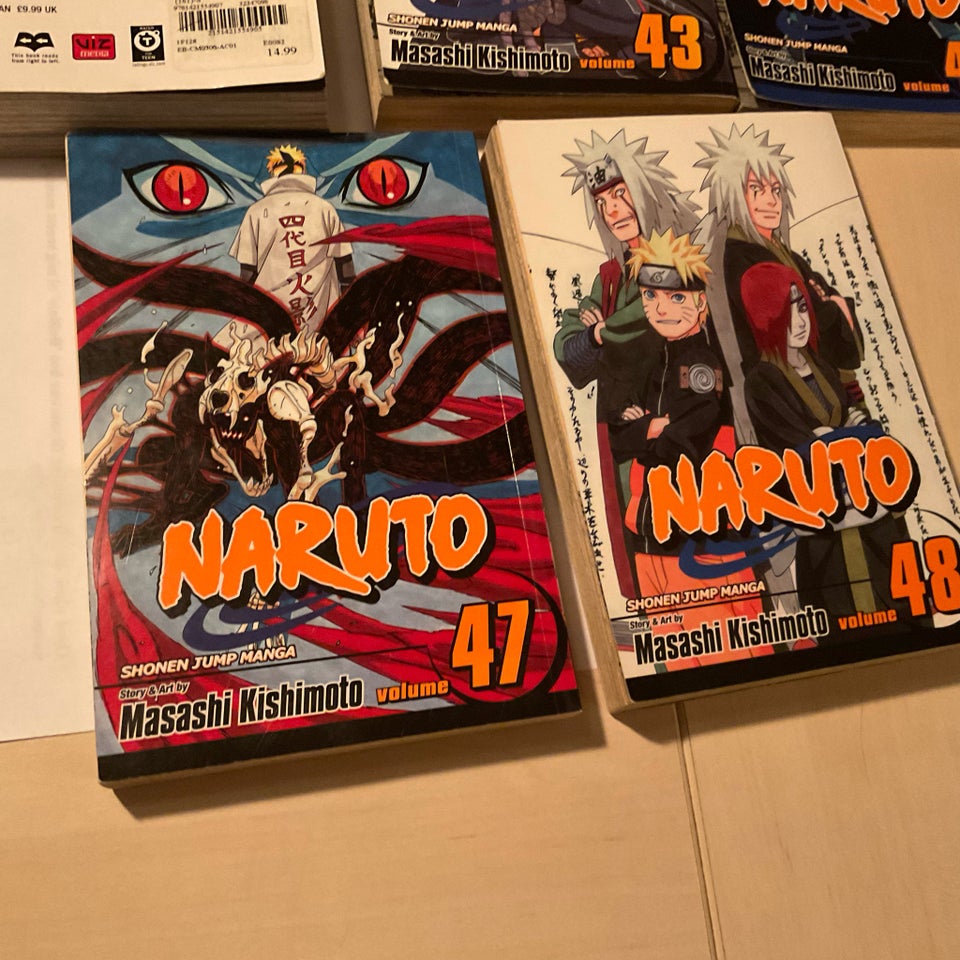 Naruto nr 16,17,18,43,45,47,48 -