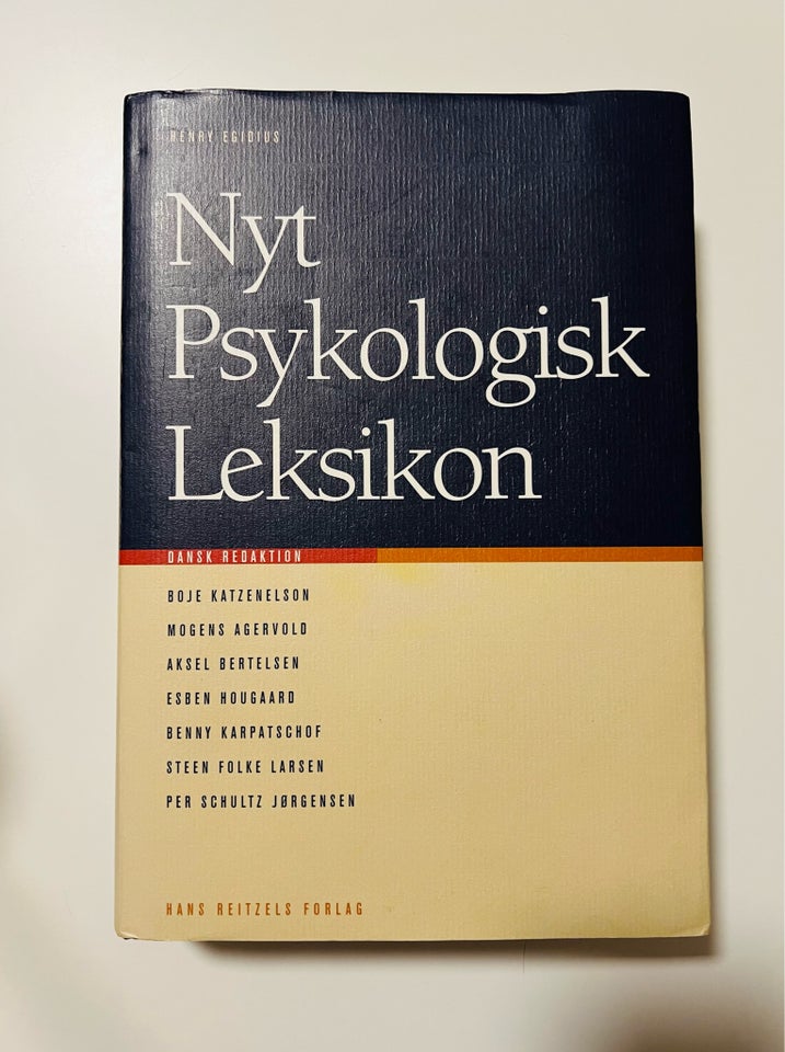 Nyt Psykologisk Leksikon , emne: