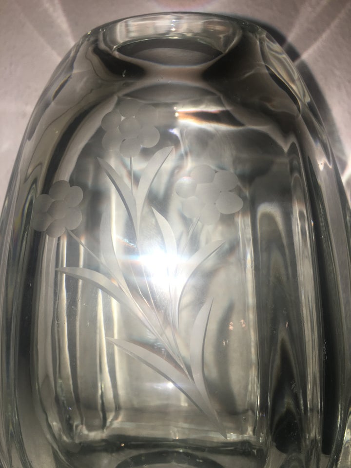 Vase glas Holmegaard