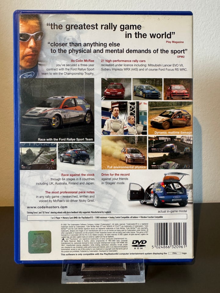 Colin McRae Rally 3 PS2 anden