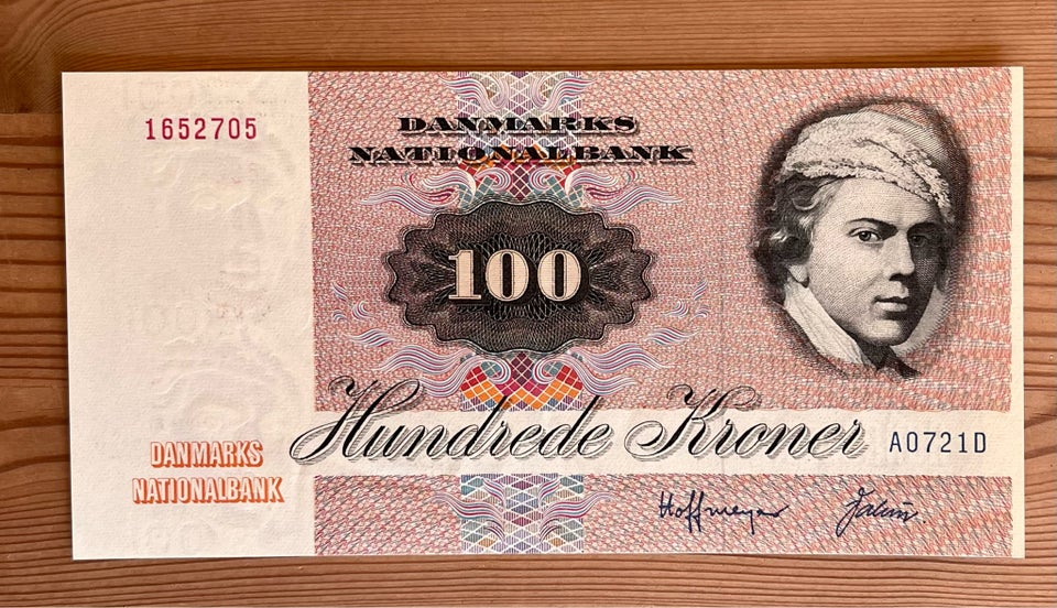 Danmark, sedler, 100