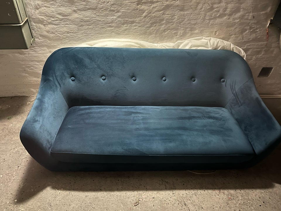 Sofa, velour, 3 pers.