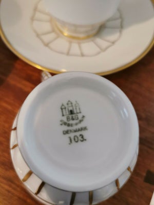 Porcelæn Tekande tekop Bing og