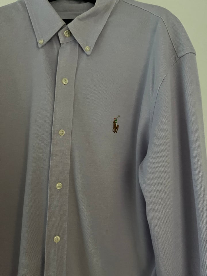 Skjorte, Ralph Lauren Knit Oxford,