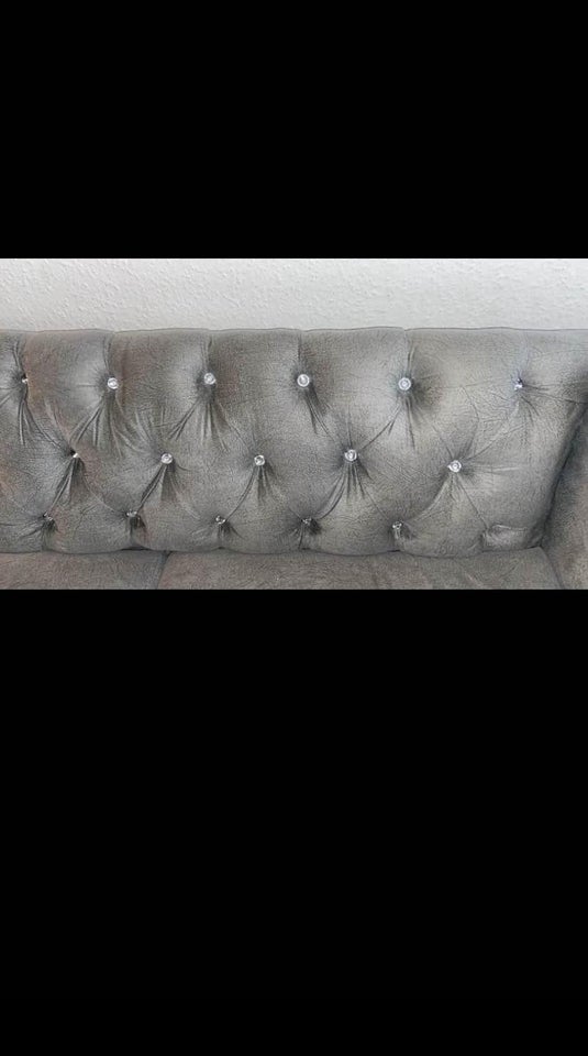 U-sofa velour 6 pers