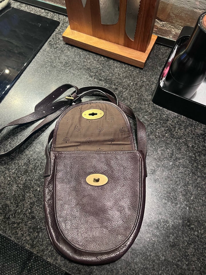 Crossbody, Mulberry, læder