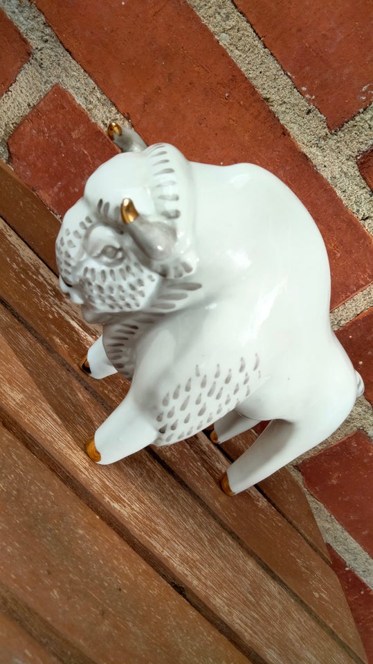 Bison Okse porcelæn figur USSR