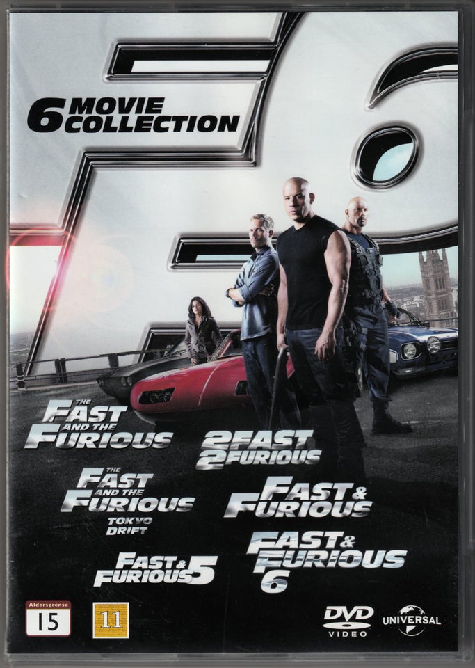 Fast  Furious 1-6 Boks (6-disc),