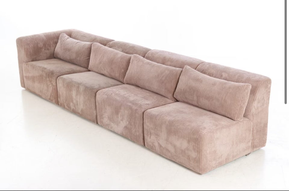 Sofa fløjl 4 pers