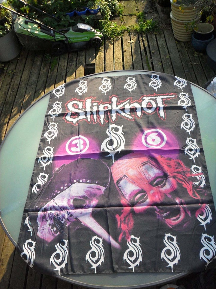 SLIPKNOT MUSIK BANNER I STOF