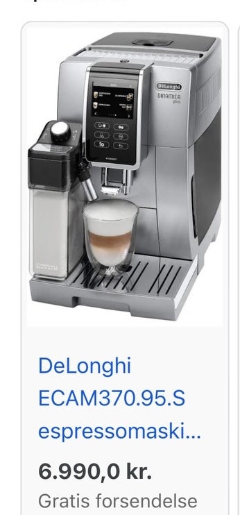 Espresso maskine, Delonghi